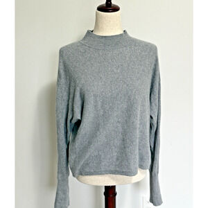 Apt.9 100% Cashmere Women’s Size M Grey Mock Neck Sweater